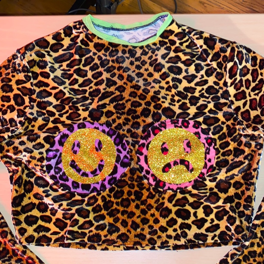 **TWO SEPARATE SHIRTS ** SMALL VELVET TOPS